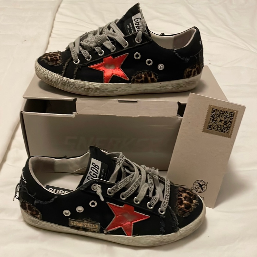 Golden Goose Cheetah Sneakers